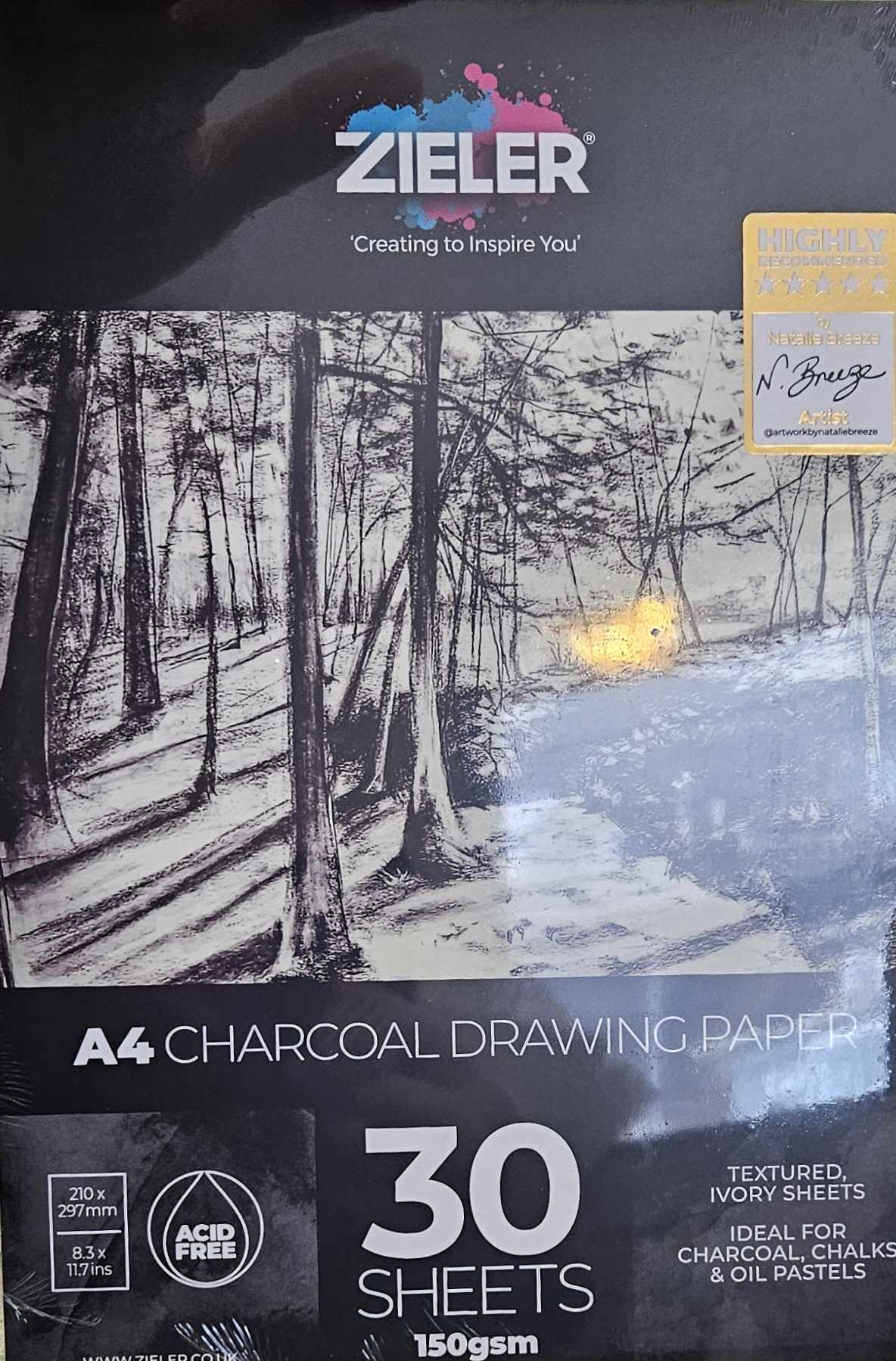 A4 Charcoal Drawing Paper - Krafty Ketchikan